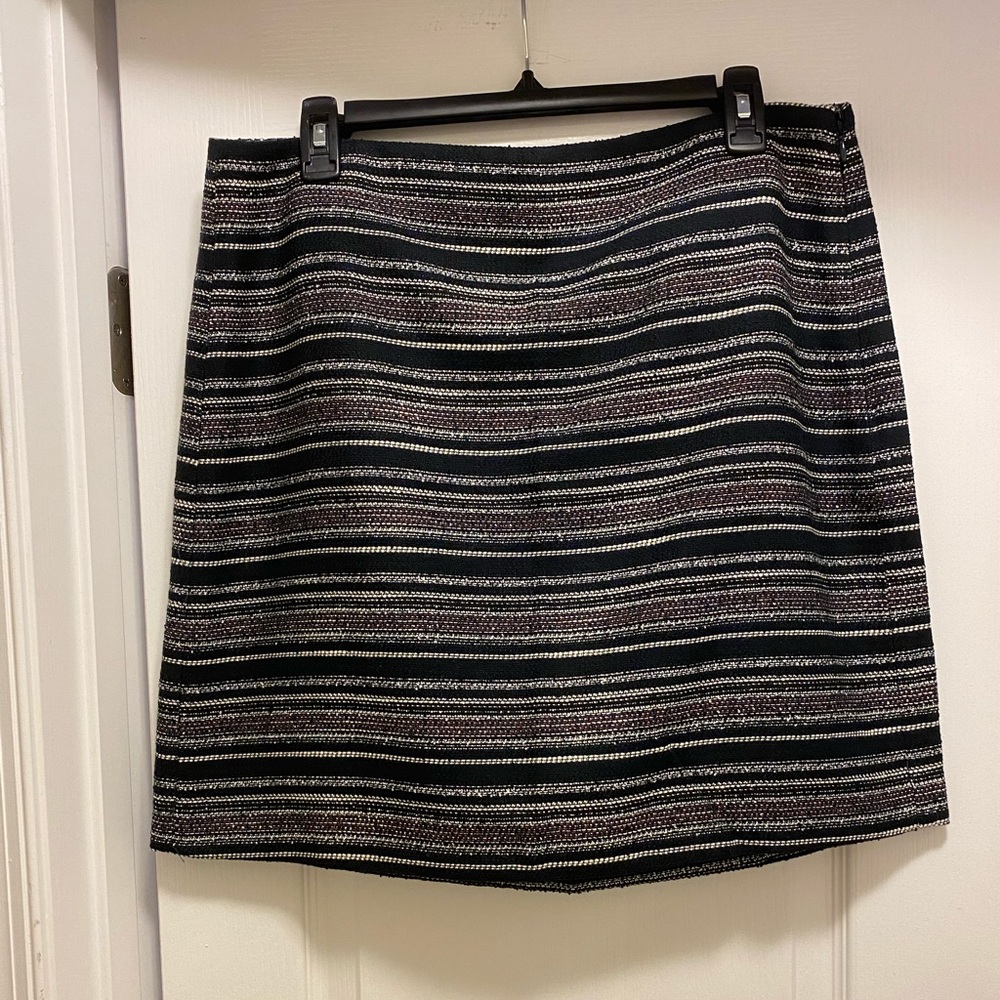 BOGO! Loft Striped Tweed Skirt